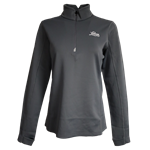 Women's C&B Traverse Stretch 1/4 Zip Pullover Lobos Gray