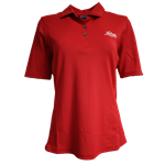 Women's C&B Virtue Eco Pique Polo Lobos Red