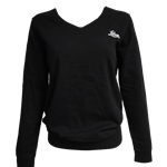 Women's C&B Lakemount Tri Blend V-Neck Sweater Lobos Black