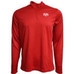 Men's C&B Spin Eco Pullover Half Zip UNM Red