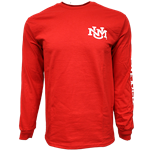 Unisex MVS Long Sleeve T-shirt UNM Red