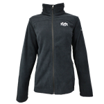 Women's Columbia Zip-Up Turtleneck UNM Interlocking Logo Black