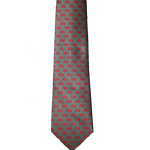 Unisex Affinity Neck Tie "Lobos" Gray