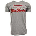 Unisex CI Sport T-Shirt "The University of New Mexico" with flowers gray