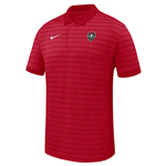 Men's Nike BCS Victory Stripe Polo Lobos Shield Red