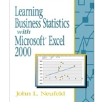 LEARNING BUSINESS STATISTICS W/MICROSOFT EXCEL 2000