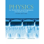 PHYSICS FOR SCI & ENG W/MOD PHYS