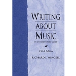 WRITING ABOUT MUSIC 3/E