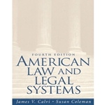 AMERICAN LAW & LEGAL SYSTEMS 4/E