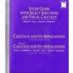 CALCULUS & ITS APPLICATIONS ST S.G. (W/3.5 DISK ONLY)