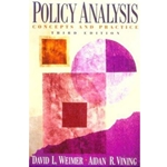 POLICY ANALYSIS 3/E - CONCEPTS AND PRACTICE