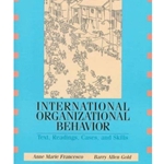 INTERNATIONAL ORGANIZATIONAL BEHAVIOR