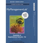 (SET2) MYMANAGEMENTLAB W/EBOOK FOR ESSENTIALS OF ORG BEHAVIOR 11/E