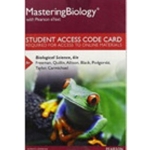 (SET2) MASTERING BIOLOGY W/EBOOK FOR BIOLOGICAL SCIENCE 6/E