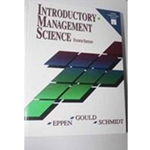 INTRODUCTORY MANAGEMENT SCIENCE W/3.5 DISC - 4/E