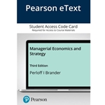 PEARSON ETEXT MANAGERIAL ECONOMICS AND STRATEGY -- ACCESS CARD, 3/E