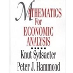 MATHEMATICS FOR ECONOMIC ANALYSIS