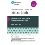 THOMAS' CALCULUS EARLY TRANSCENDENTALS(NEW ACCESS CARD ONLY)