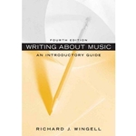 WRITING ABOUT MUSIC 4/E