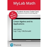 (SET2) MYLAB W/EBOOK FOR LINEAR ALGEBRA (24 MONTHS)