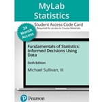 MYLAB STATISTICS WITH PEARSON ETEXT FOR FUND OF STATISTICS 6/E