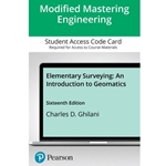 MODIFIED MASTERING ENG ACCESS CODE FOR ELEMENTARY SURVEYING 16/E