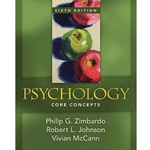 PSYCHOLOGY CORE CONCEPTS 6/E