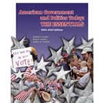 AMER GOV & POLITICS: ESSENTIALS (02-03 ED)