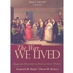 WAY WE LIVED (V1) 6/E