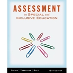 ASSESSMENT IN SPECIAL & INCLUSIVE EDUCATION 12/E