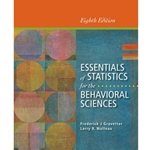 ESSEN OF STATS FOR BEHAVIORAL SCI 8/E