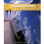 (ALC) CORNERSTONES OF COST MANAGEMENT 3/E