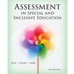 ASSESSMENT IN SPECIAL & INCLUSIVE EDUCATION 13/E