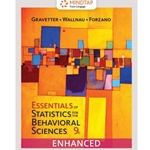 ESSEN OF STATISTICS FOR THE BEHAVIORAL SCIENCES 9/E