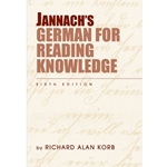 JANNACH'S GERMAN FOR READING KNOWLEDGE