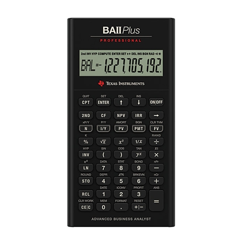 BA-II Plus Texas Instruments Financial Calculator 