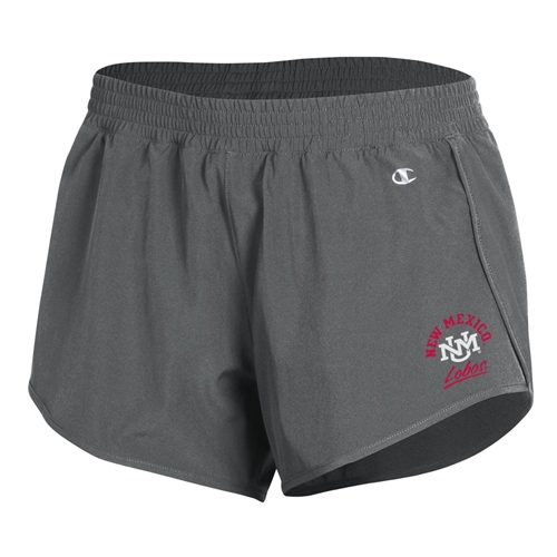 gray women's champion shorts