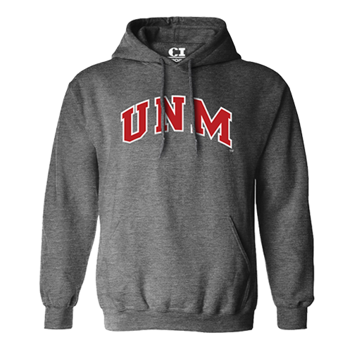 UNM Bookstore - Unisex CI Sport Hoodie UNM Charcoal Heather