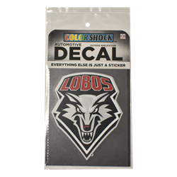 Decal Lobos Shield 3.5 X 4.5"