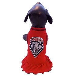 All Star Dogs Cheerleader Dress Lobos Shield Red