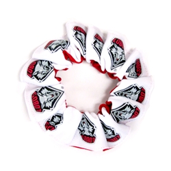 Women's Hair Tie Lobos Shield White/Red