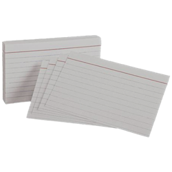 Oxford Index Cards 5 x 8" 100 Pack
