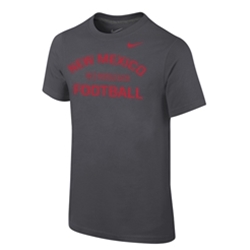Youth Nike T-Shirt New Mexico Football Dark Gray