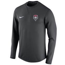 Men's Nike Crew Sweatshirt Lobos Shield Dark Gray
