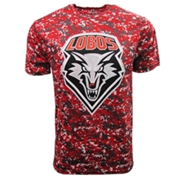 Men's T-Shirt Lobos Shield Red Cammo