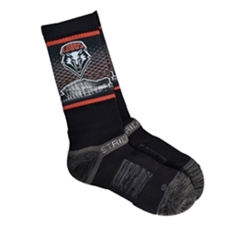 Men's Strideline Socks The Pit Lobos Shield Black