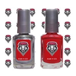 Nail Polish/Decal Pack Red/Silver