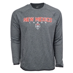 Men's Champion Crew Sweatshirt NM Lobos Dark Gray