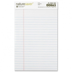 Naturesaver Legal Rule Pad White 8.5"x11"