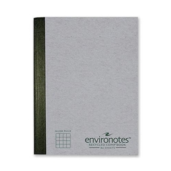 Environotes Quad Rule Composition Book 9.75"x7.5" 80 Sheets